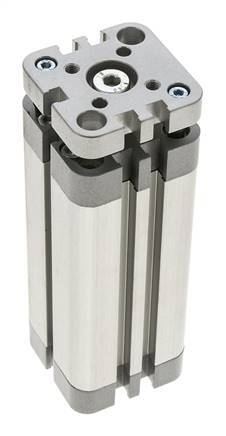 ISO 21287 Kompakter doppeltwirkender Zylinder 32-80mm - magnetisch - nicht drehend