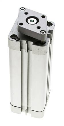 ISO 21287 Kompakter doppeltwirkender Zylinder 40-100mm - magnetisch - nicht drehend