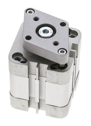 ISO 21287 Kompakter doppeltwirkender Zylinder 40-15mm - magnetisch - nicht drehend