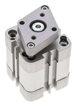 ISO 21287 Kompakter doppeltwirkender Zylinder 40-15mm - magnetisch - nicht drehend