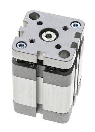 ISO 21287 Kompakter doppeltwirkender Zylinder 40-20mm - magnetisch - nicht drehend