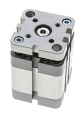 ISO 21287 Kompakter doppeltwirkender Zylinder 40-20mm - magnetisch - nicht drehend