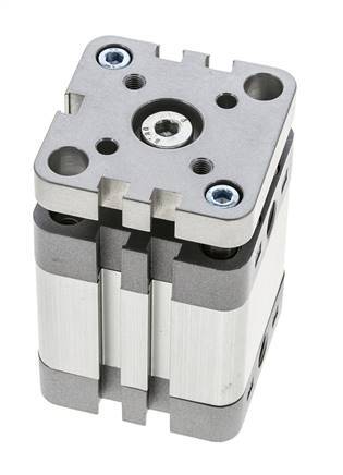 ISO 21287 Kompakter doppeltwirkender Zylinder 40-20mm - magnetisch - nicht drehend