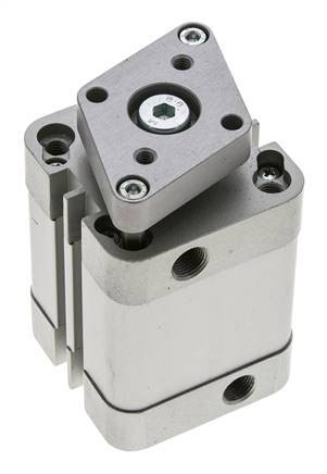ISO 21287 Kompakter doppeltwirkender Zylinder 40-25mm - magnetisch - nicht drehend