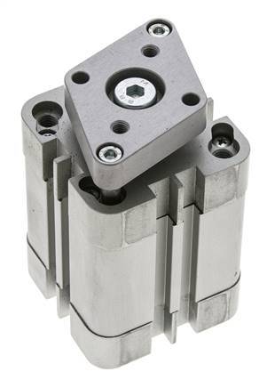 ISO 21287 Kompakter doppeltwirkender Zylinder 40-25mm - magnetisch - nicht drehend