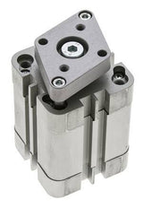 ISO 21287 Kompakter doppeltwirkender Zylinder 40-25mm - magnetisch - nicht drehend
