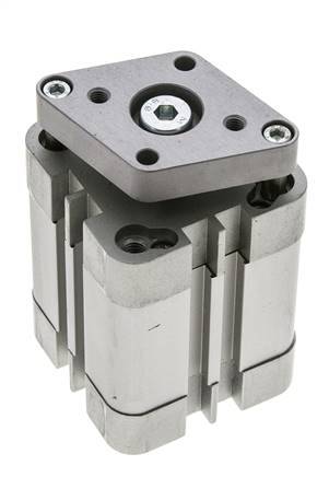 ISO 21287 Kompakter doppeltwirkender Zylinder 40-25mm - magnetisch - nicht drehend
