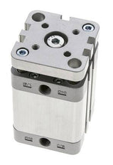 ISO 21287 Kompakter doppeltwirkender Zylinder 40-30mm - magnetisch - nicht drehend