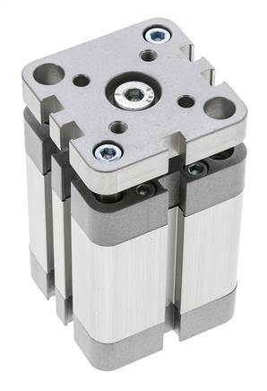 ISO 21287 Kompakter doppeltwirkender Zylinder 40-30mm - magnetisch - nicht drehend