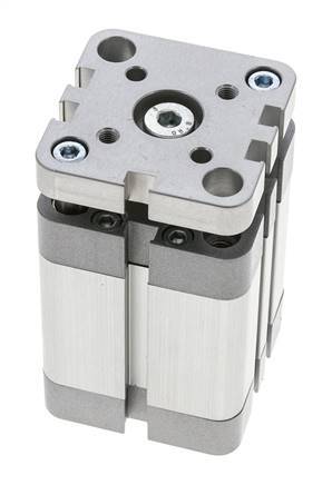 ISO 21287 Kompakter doppeltwirkender Zylinder 40-30mm - magnetisch - nicht drehend