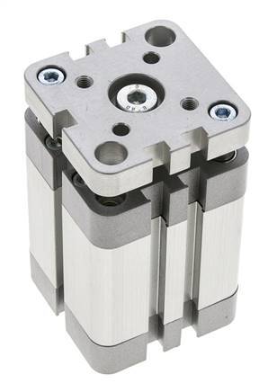 ISO 21287 Kompakter doppeltwirkender Zylinder 40-30mm - magnetisch - nicht drehend
