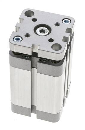 ISO 21287 Kompakter doppeltwirkender Zylinder 40-40mm - magnetisch - nicht drehend