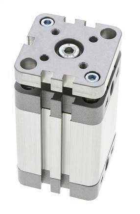 ISO 21287 Kompakter doppeltwirkender Zylinder 40-40mm - magnetisch - nicht drehend