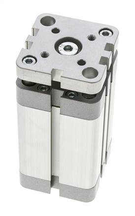 ISO 21287 Kompakter doppeltwirkender Zylinder 40-50mm - magnetisch - nicht drehend