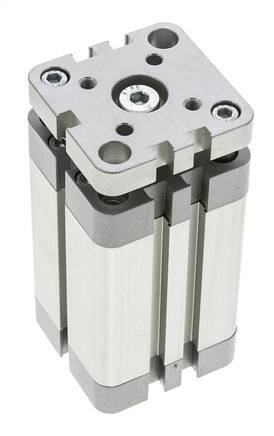 ISO 21287 Kompakter doppeltwirkender Zylinder 40-50mm - magnetisch - nicht drehend
