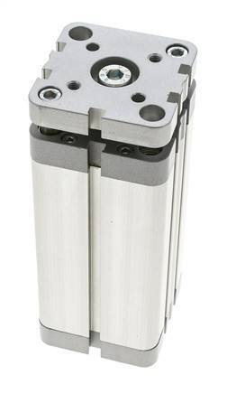 ISO 21287 Kompakter doppeltwirkender Zylinder 50-100mm - magnetisch - nicht drehend