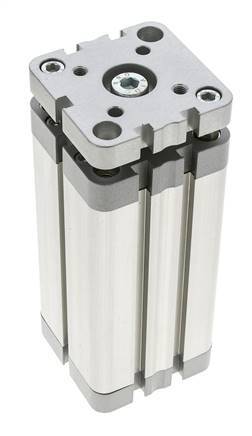 ISO 21287 Kompakter doppeltwirkender Zylinder 50-100mm - magnetisch - nicht drehend