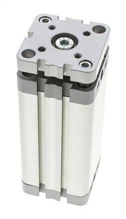 ISO 21287 Kompakter doppeltwirkender Zylinder 50-100mm - magnetisch - nicht drehend