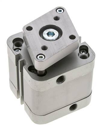 ISO 21287 Kompakter doppeltwirkender Zylinder 50-20mm - magnetisch - nicht drehend