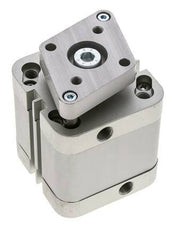 ISO 21287 Kompakter doppeltwirkender Zylinder 50-25mm - magnetisch - nicht drehend