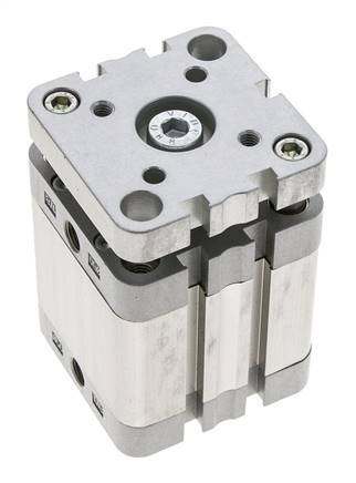 ISO 21287 Kompakter doppeltwirkender Zylinder 50-30mm - magnetisch - nicht drehend