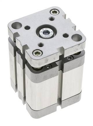 ISO 21287 Kompakter doppeltwirkender Zylinder 50-30mm - magnetisch - nicht drehend