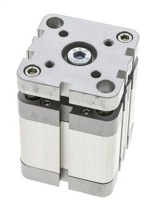 ISO 21287 Kompakter doppeltwirkender Zylinder 50-30mm - magnetisch - nicht drehend