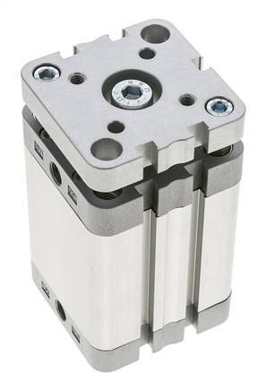 ISO 21287 Kompakter doppeltwirkender Zylinder 50-50mm - magnetisch - nicht drehend