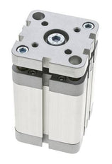 ISO 21287 Kompakter doppeltwirkender Zylinder 50-50mm - magnetisch - nicht drehend