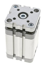 ISO 21287 Kompakter doppeltwirkender Zylinder 50-50mm - magnetisch - nicht drehend