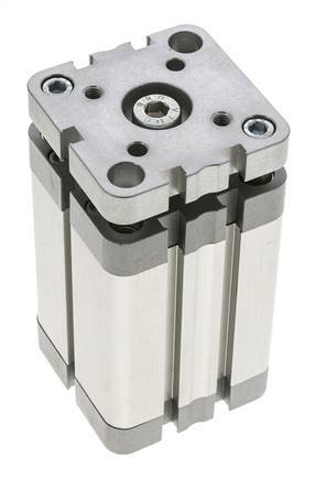 ISO 21287 Kompakter doppeltwirkender Zylinder 50-60mm - magnetisch - nicht drehend
