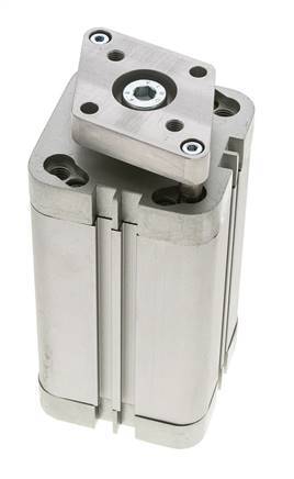 ISO 21287 Kompakter doppeltwirkender Zylinder 50-80mm - magnetisch - nicht drehend