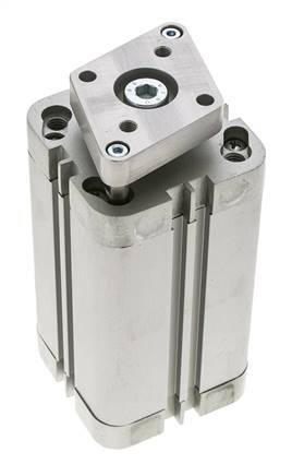 ISO 21287 Kompakter doppeltwirkender Zylinder 50-80mm - magnetisch - nicht drehend