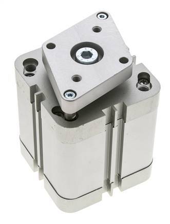 ISO 21287 Kompakter doppeltwirkender Zylinder 63-40mm - magnetisch - nicht drehend