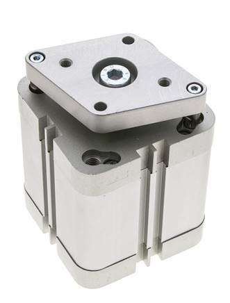 ISO 21287 Kompakter doppeltwirkender Zylinder 63-40mm - magnetisch - nicht drehend