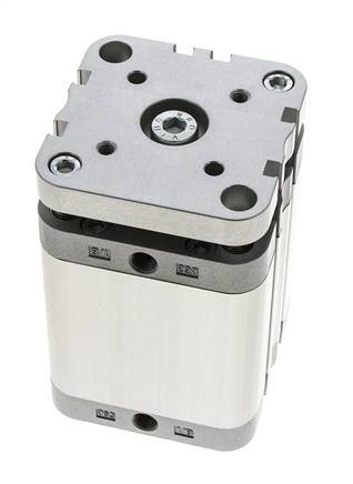 ISO 21287 Kompakter doppeltwirkender Zylinder 63-50mm - magnetisch - nicht drehend