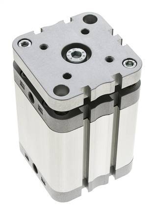 ISO 21287 Kompakter doppeltwirkender Zylinder 63-50mm - magnetisch - nicht drehend