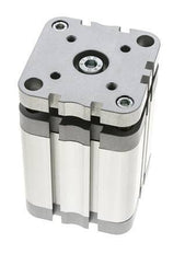 ISO 21287 Kompakter doppeltwirkender Zylinder 63-50mm - magnetisch - nicht drehend