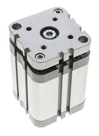 ISO 21287 Kompakter doppeltwirkender Zylinder 63-50mm - magnetisch - nicht drehend