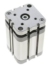 ISO 21287 Kompakter doppeltwirkender Zylinder 63-50mm - magnetisch - nicht drehend