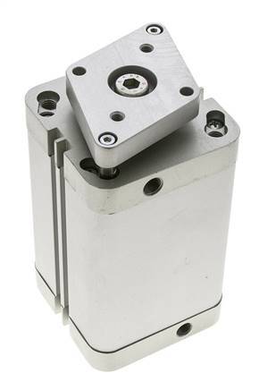 ISO 21287 Kompakter doppeltwirkender Zylinder 63-80mm - magnetisch - nicht drehend