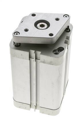 ISO 21287 Kompakter doppeltwirkender Zylinder 63-80mm - magnetisch - nicht drehend