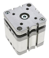 ISO 21287 Compact Double Acting Cylinder 80-25mm - Magnetic - Non-Rotating