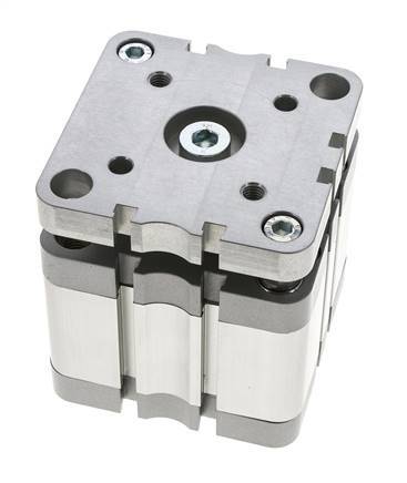ISO 21287 Kompakter doppeltwirkender Zylinder 80-25mm - magnetisch - nicht drehend