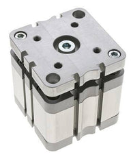 ISO 21287 Kompakter doppeltwirkender Zylinder 80-25mm - magnetisch - nicht drehend