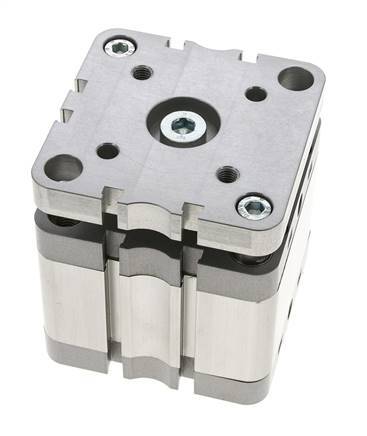 ISO 21287 Kompakter doppeltwirkender Zylinder 80-25mm - magnetisch - nicht drehend