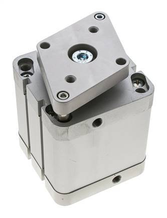 ISO 21287 Kompakter doppeltwirkender Zylinder 80-50mm - magnetisch - nicht drehend