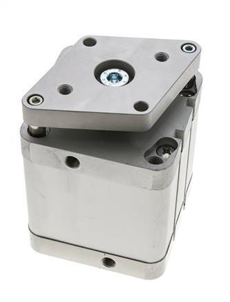 ISO 21287 Kompakter doppeltwirkender Zylinder 80-50mm - magnetisch - nicht drehend