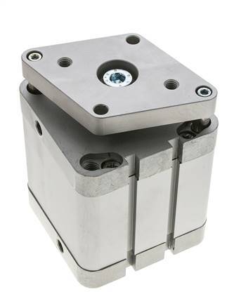 ISO 21287 Kompakter doppeltwirkender Zylinder 80-50mm - magnetisch - nicht drehend