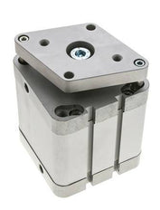 ISO 21287 Kompakter doppeltwirkender Zylinder 80-50mm - magnetisch - nicht drehend
